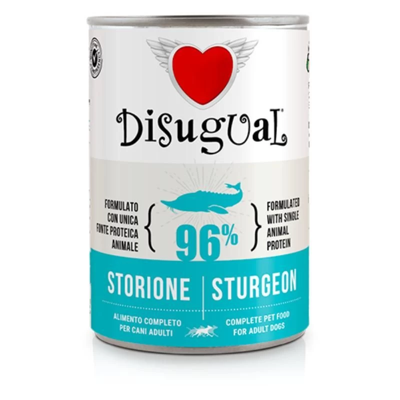 DISUGUAL MonoProtein konservas šunims su eršketu 400g (6), DSGS413