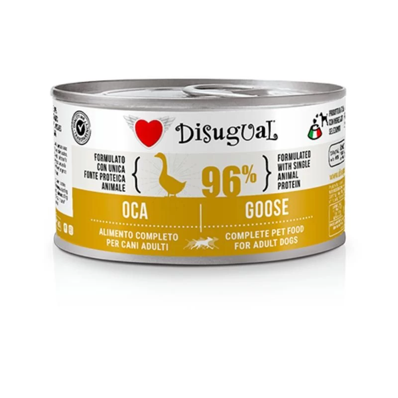 DISUGUAL MonoProtein konservas šunims su žąsiena 150g (6), DSGV114