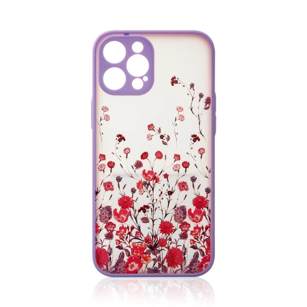 Dizaino Dėklas iphone 12 Pro Max Gėlių Dangtelis Violetinės Spalvos