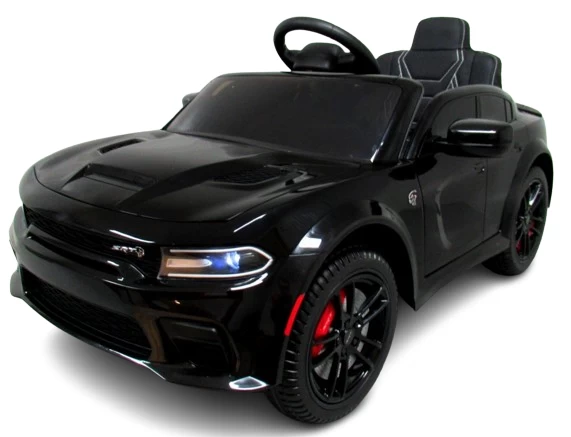 Doge Srt Black Akumuliatorinis Automobilis Eva Odinis Nuotolinio Valdymo Pultas