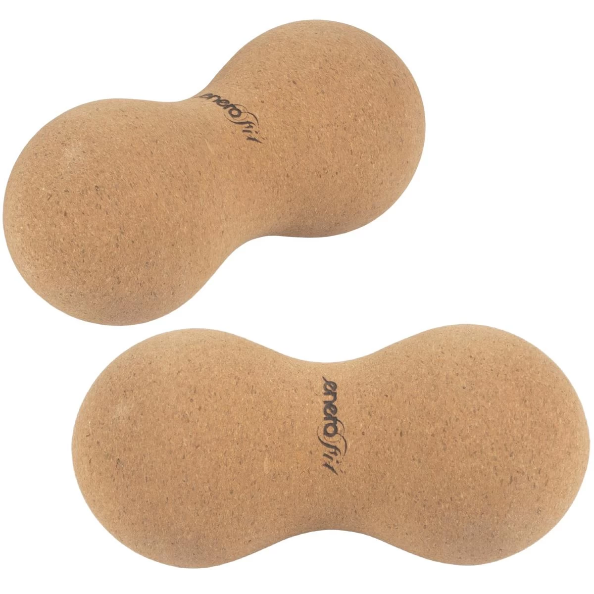 Double Kamštinis Masažinis Kamuoliukas 6,5x13 Cm Enero Fit