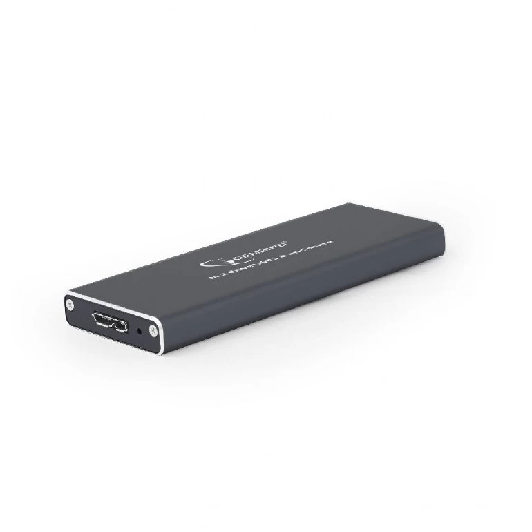 Drive bay GEMBIRD EE2280-U3C-01 (M.2; Micro USB 3.0 B; Aluminum; black color)