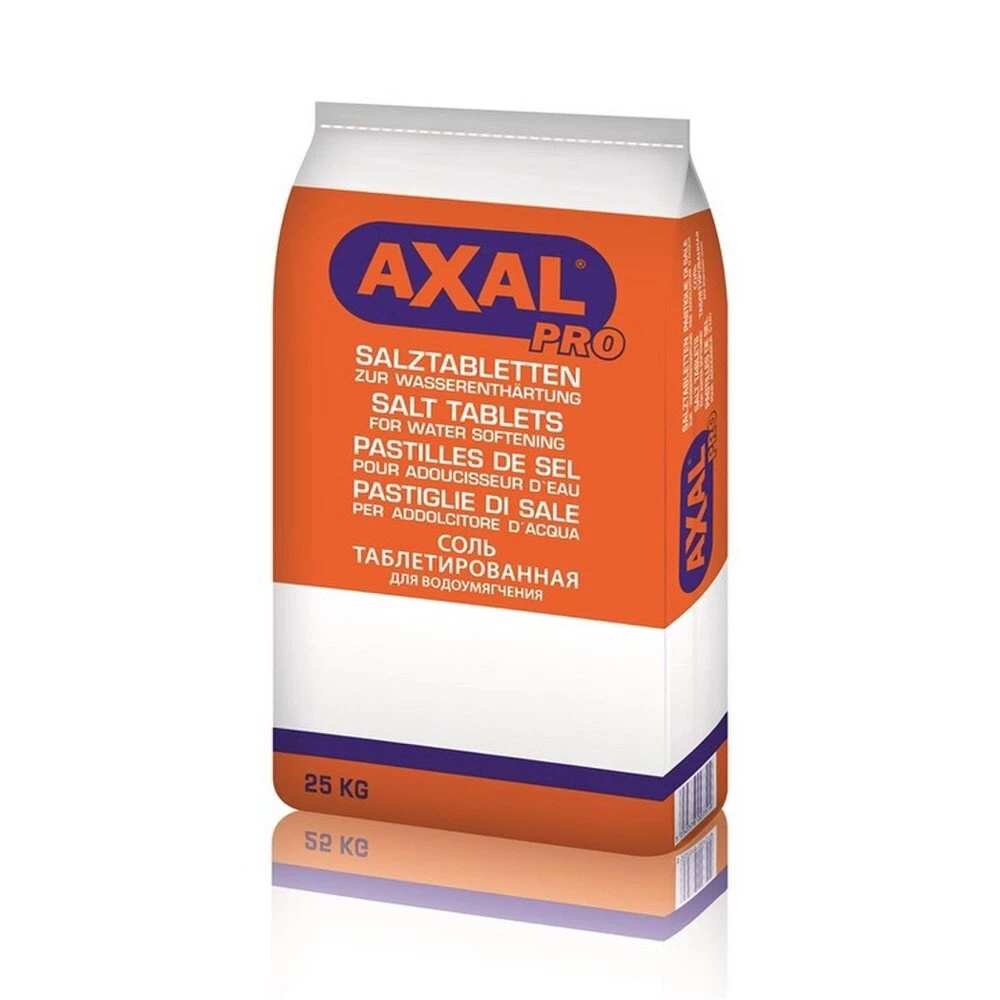 Druskos tabletės AXAL Pro, 25kg Druskos tabletės AXAL Pro, 25kg