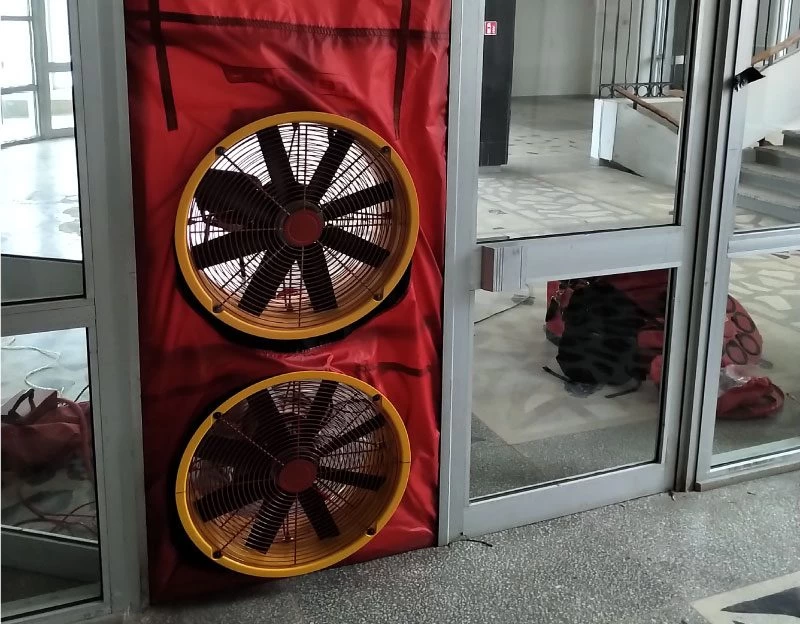 Pastatų sandarumo testas