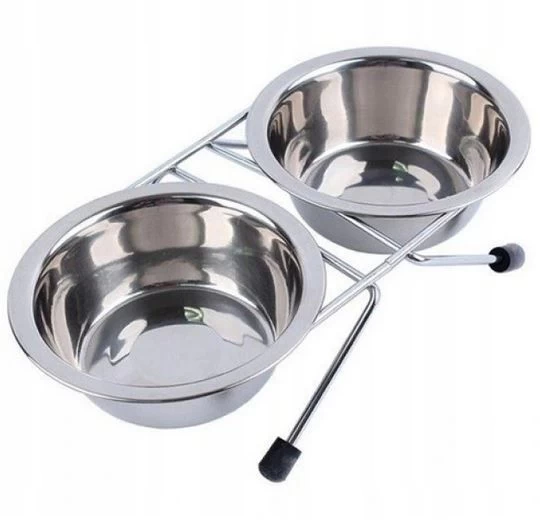 Dubenėliai metaliniai su stovu 2x240ml/11cm, C6059438