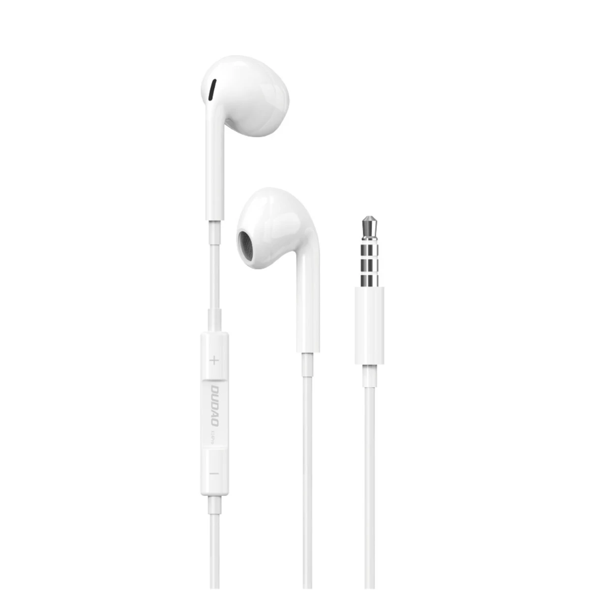 dudao Ausinės į Ausis Su 3,5 Mm Minijack Jungtimi, Baltos Spalvos (x14pro)