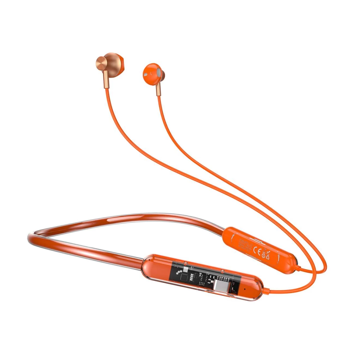 Dudao U5pro+ Bluetooth 5.3 Belaidės Ausinės Oranžinės Spalvos