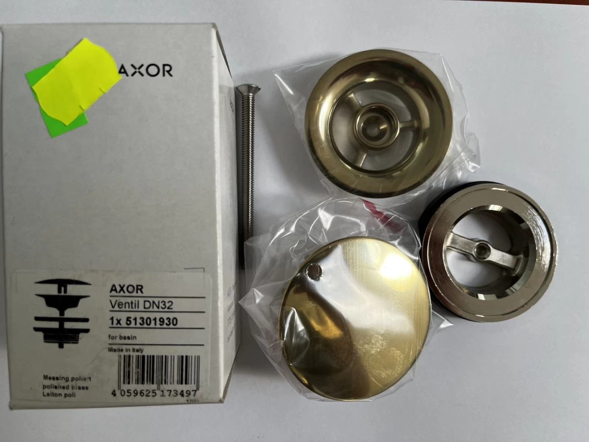 Dugno vožtuvas AXOR DN 32, žalvaris, 51301930