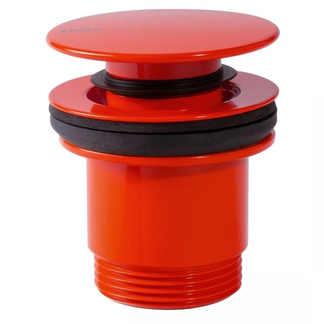 Dugno vožtuvas Tres Click-Clack, raudona, 24284001RO