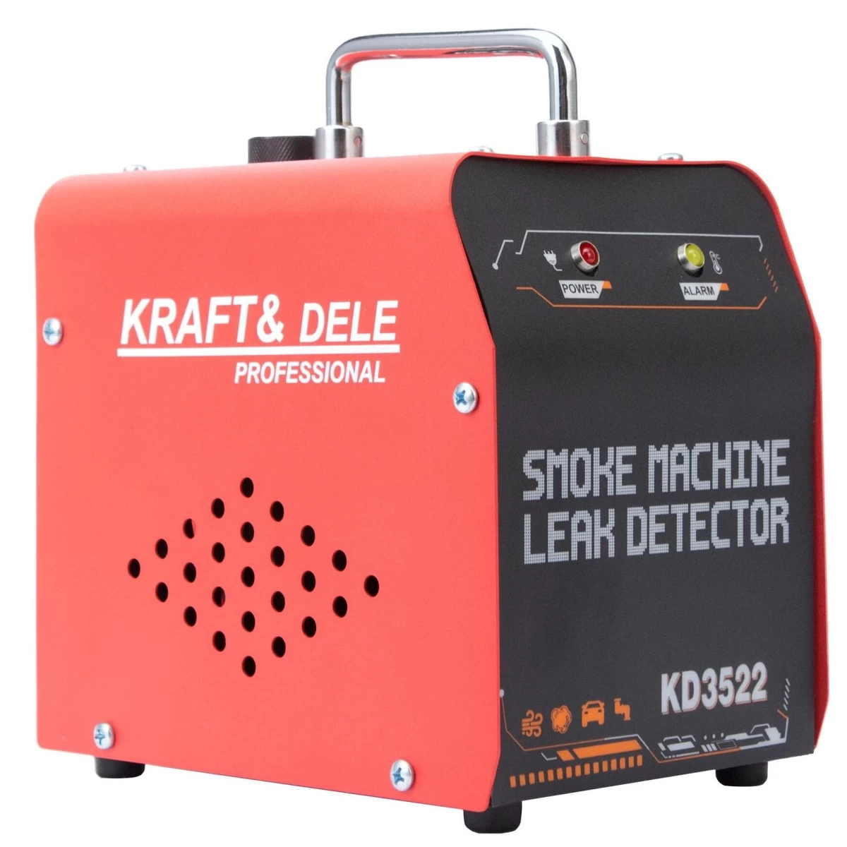 Dūmų generatorius 12 V sistemų nuotėkių tikrinimui 18 l/min 30 ml KD3522