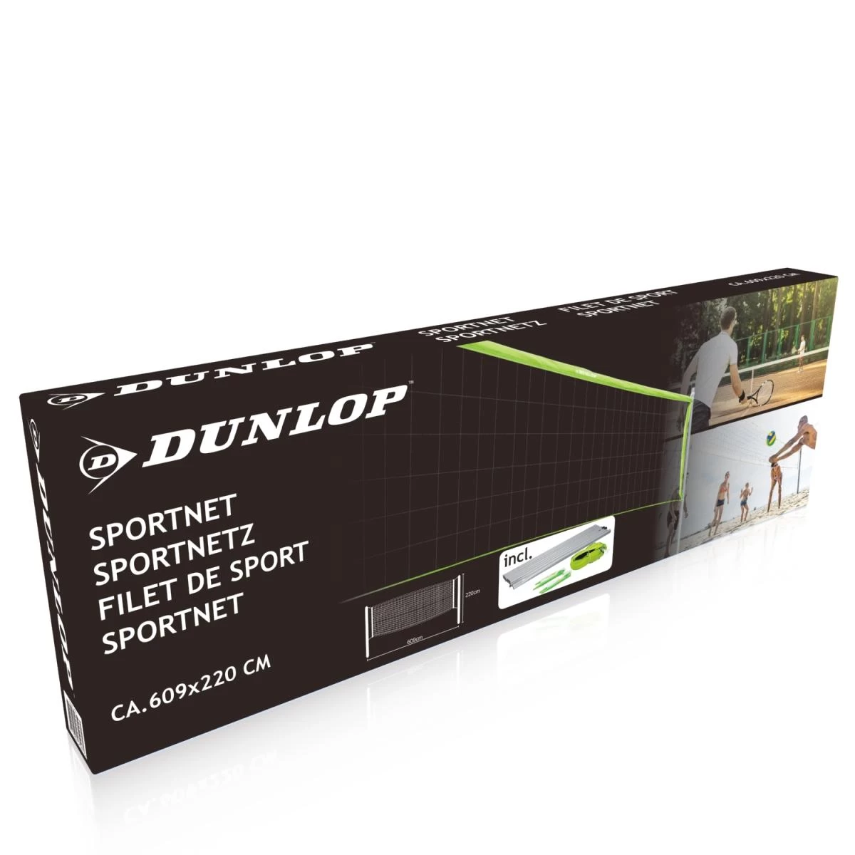 Dunlop Badminton žaidimų Aikštelės Rinkinys 609x220 Cm