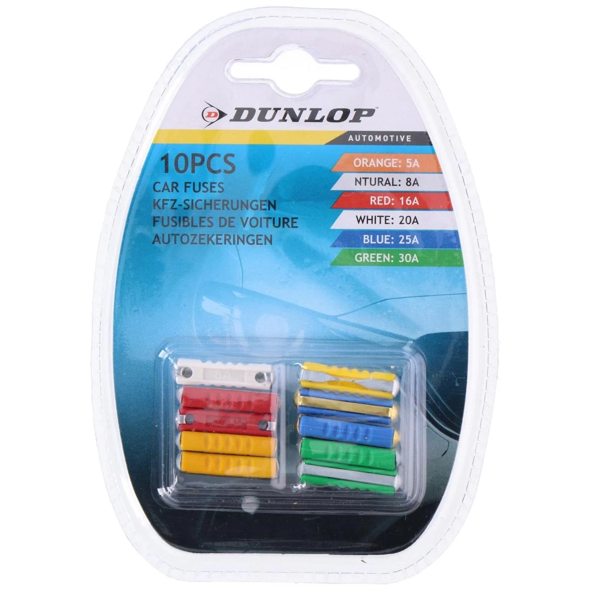 dunlop Saugiklių Rinkinys 10 Vnt.