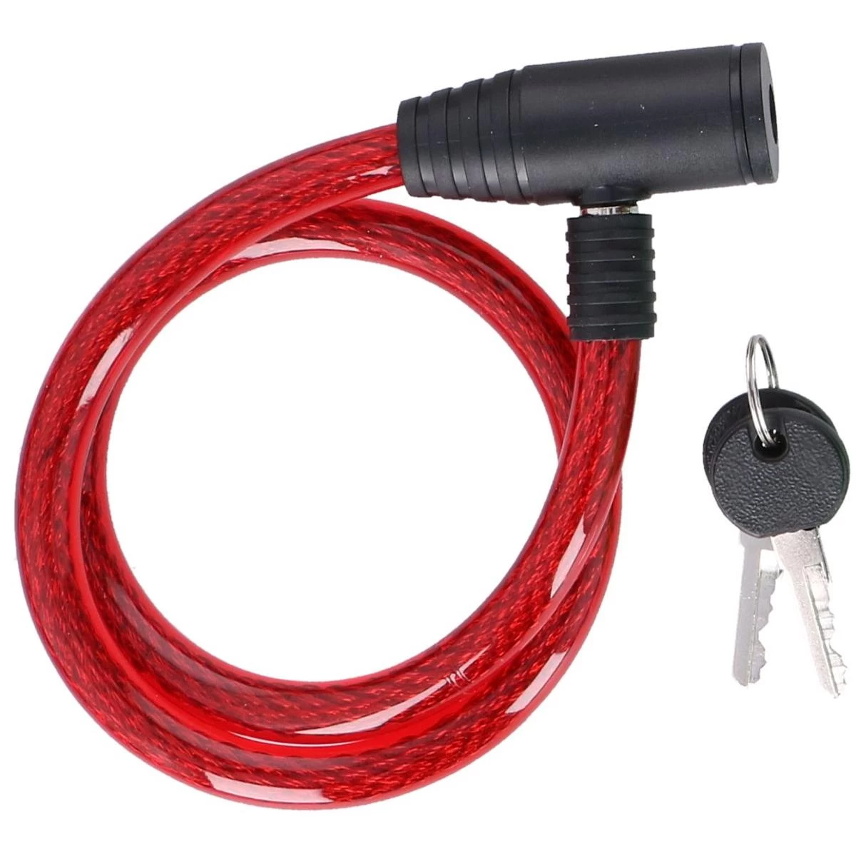 Dunlop Spiralinis Didžiojo Didžiojo Laikikiklis Su Key 1.2x65cm - Raudonas