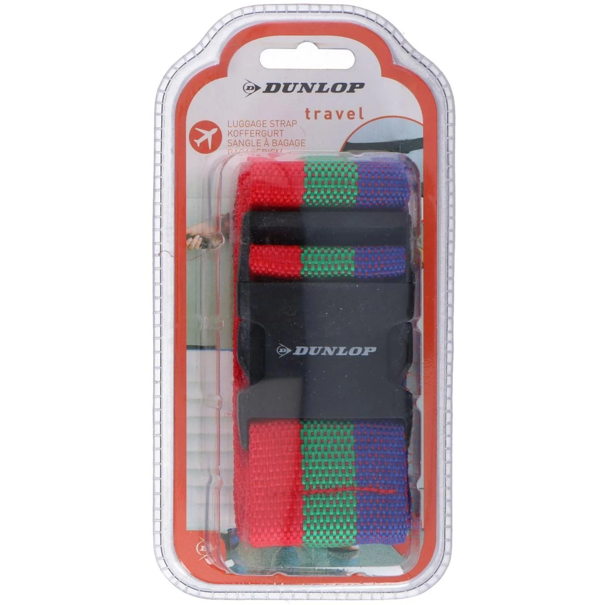 Dunlop Universalus Dėmesio Dėmesio Dėmesys 200x5cm Raudonas-žalia-melonas