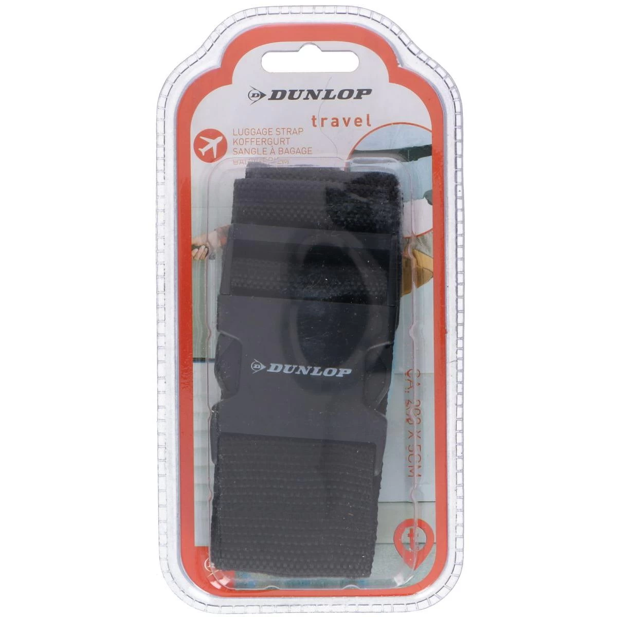 Dunlop Universalus Dėžemės Saugumo Dėmesio Dėmesys 200x5cm Black