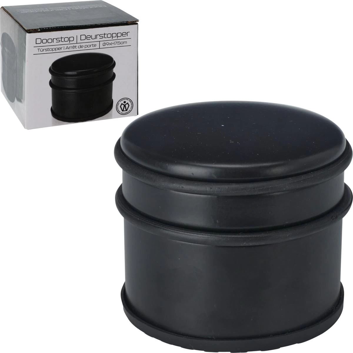 Durų Kamštis 9 Cm Juodas