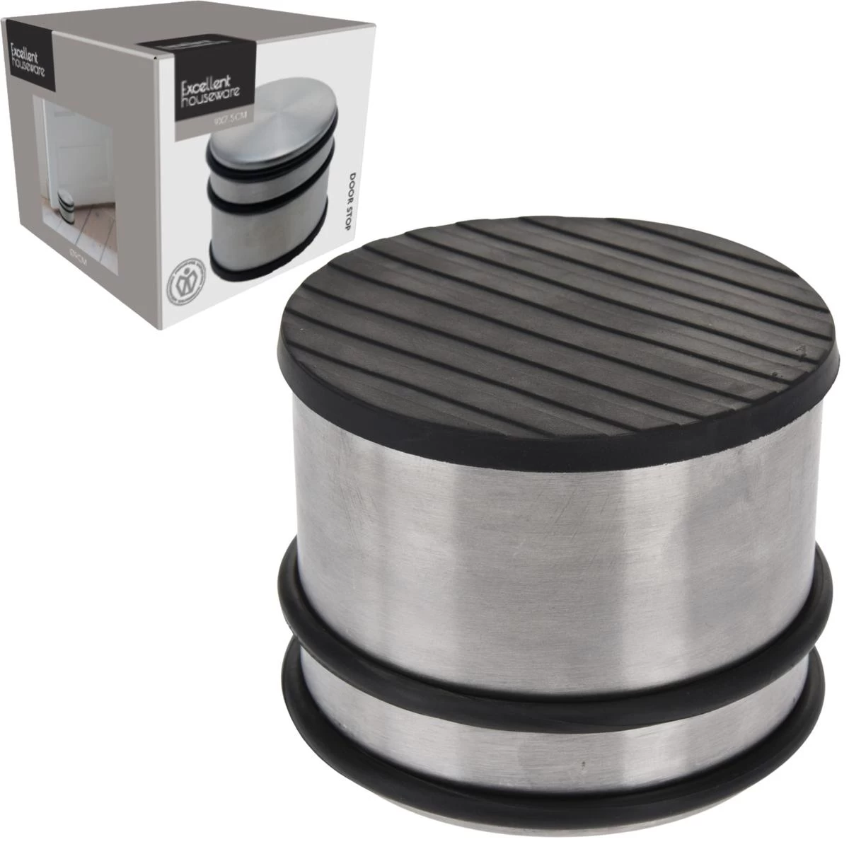 Durų Kamštis 9cm Sidabrinis