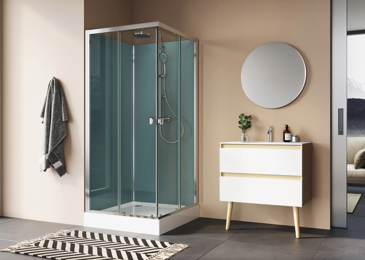 Dušo boksas RONAL MODUL 1200 su stumdomom durim 800x800 28083S3