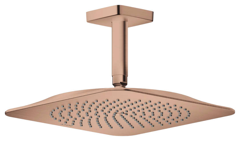 Dušo galva AXOR Citterio C 270x270 1jet EcoSmart su lubiniu pajungimu, Brushed Red Gold, 28793310