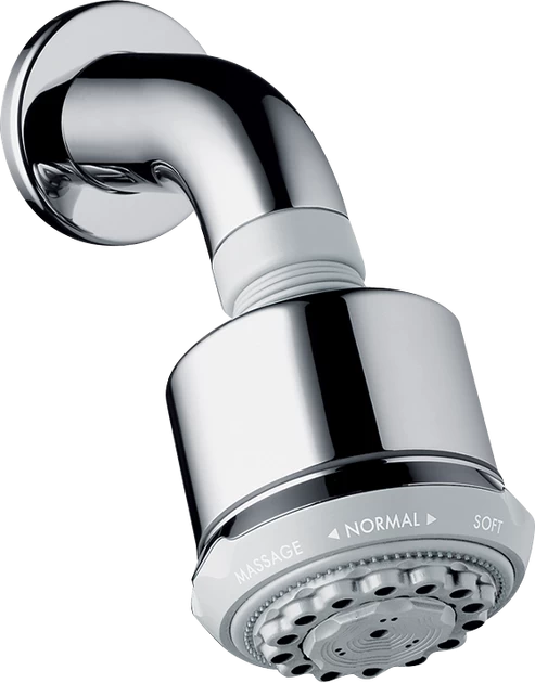 Dušo galva HANSGROHE Clubmaster 85 3jet EcoSmart su dušo alkūne, chromas, 26606000