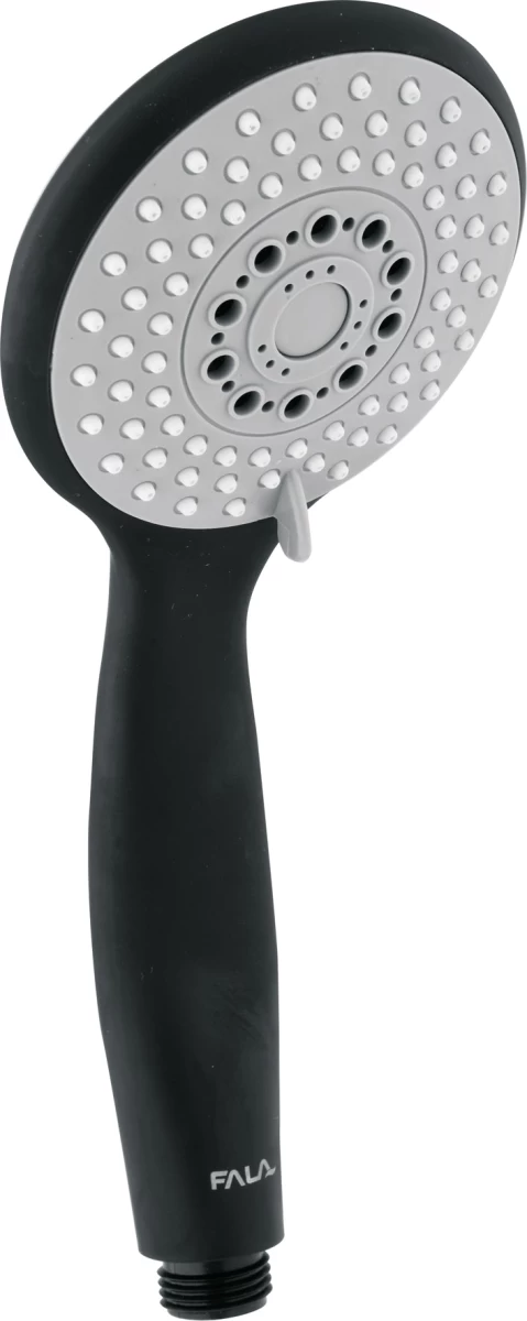 Dušo galvutė 3-jų funkcijų, juoda Salto black (75619)