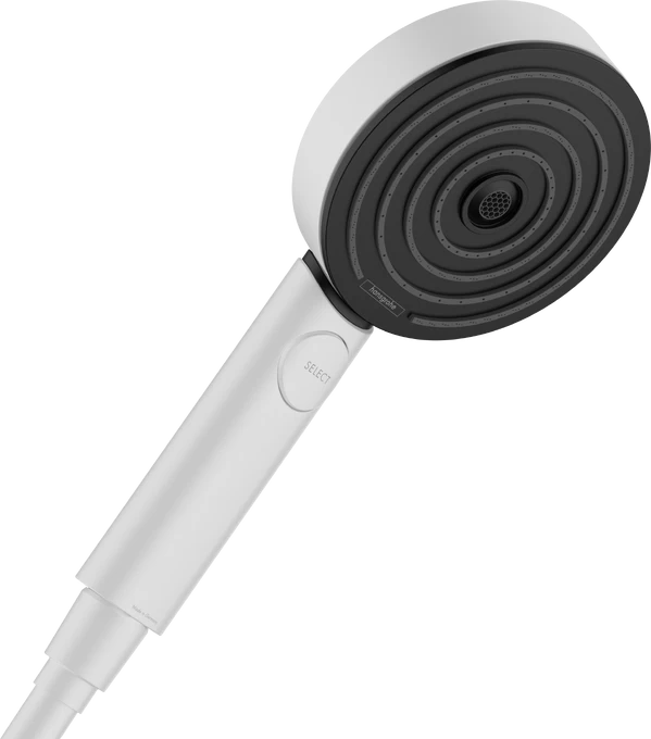 Dušo galvutė Hansgrohe Pulsify 105 3jet EcoSmart Activation, mat. balta, 24101700