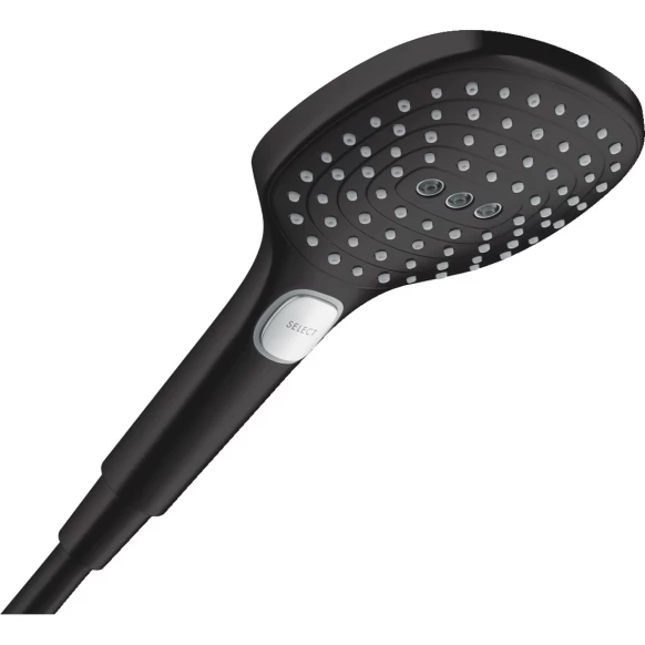 Dušo galvutė Hansgrohe Raindance Select E 120 3jet, matinė juoda 26520670