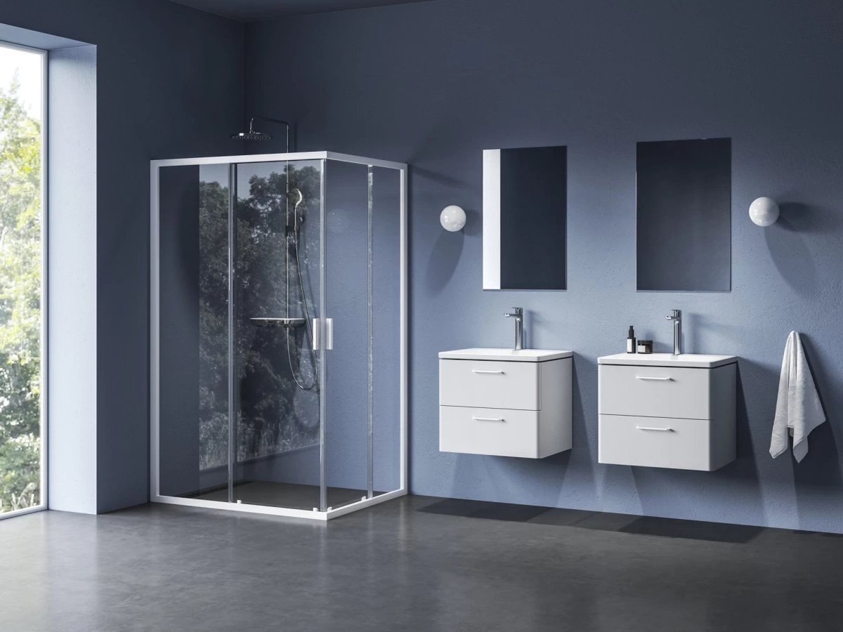 Dušo kabina Ravak Blix II NBLRV2K+NBLRV2K 100 cm 1XMA0E00Z1