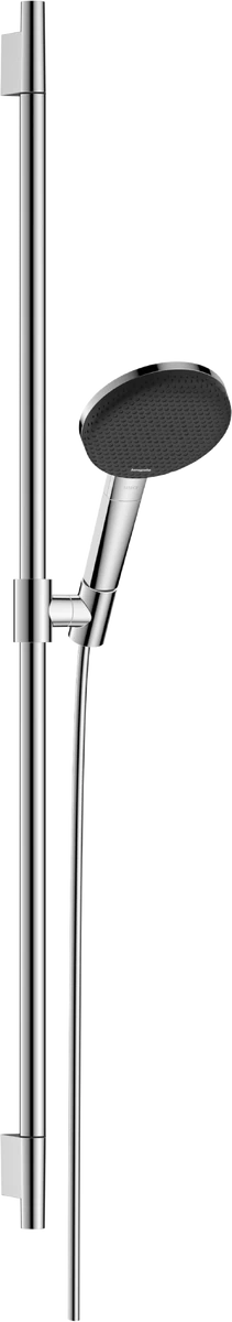 Dušo komplektas Hansgrohe Raindance Alive Select S su dušo stovu ir Isiflex žarna, chromo spalvos, 24603000