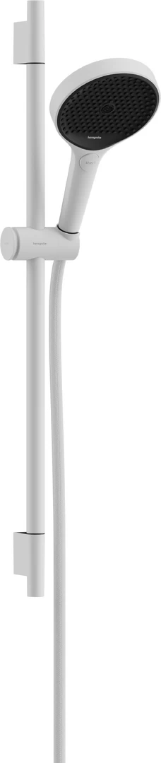 Dušo komplektas Hansgrohe Rainfinity, 3 pad. dušo galvutė, stovas 65cm.,spalva balta, 28745700