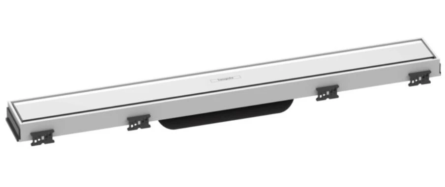 Dušo latako grotelės Hansgrohe RainDrain Match 70 cm, balta matinė, 56037700