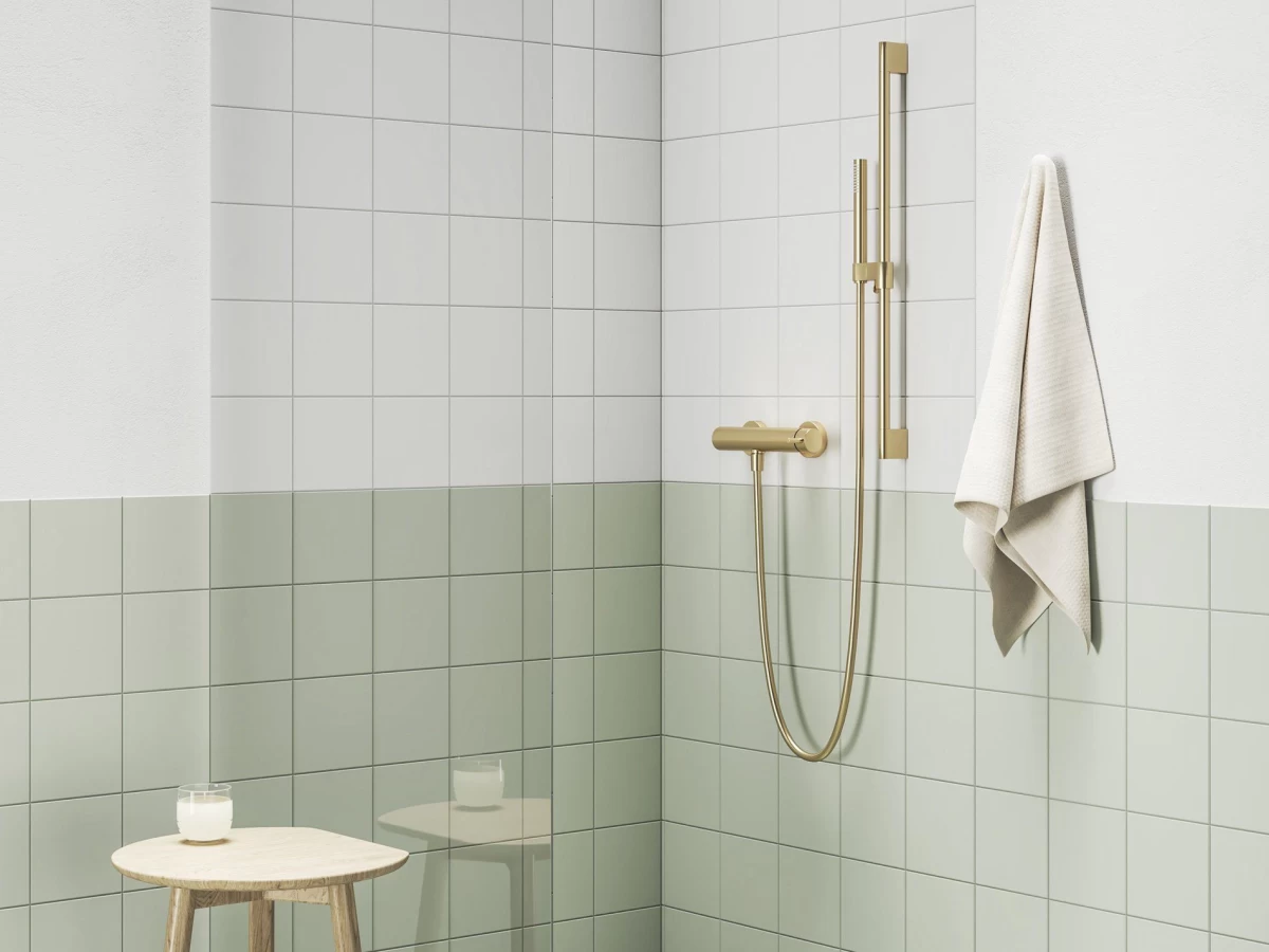 Dušo maišytuvas be dušo komplekto Ravak ES 032.60GLB, šlifuoto aukso, X070604