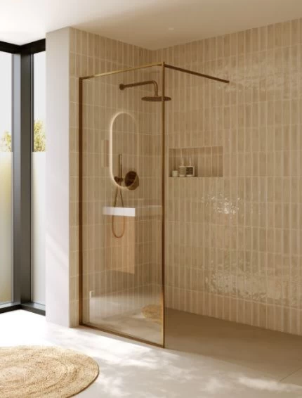 Dušo sienelė Riho Define 400 Copper Mat 120 cm