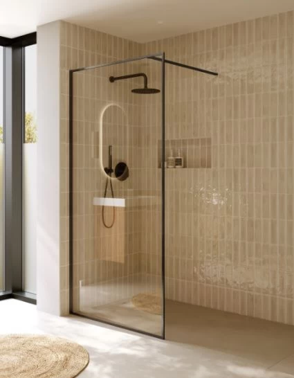 Dušo sienelė Riho Define 400 Gunmetal Mat 120 cm