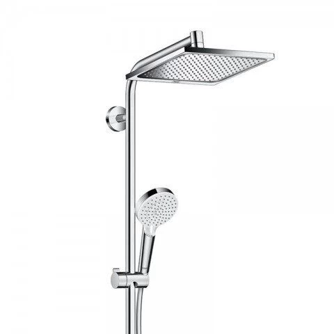 Dušo sistema Hansgrohe CROMETTA E 240 1jet, chromas 27284000