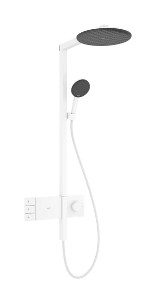 Dušo sistema Hansgrohe Raindance Alive S 300 2jet EcoSmart, balta matinė, 24596700