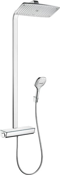 Dušo sistema HANSGROHE Raindance E 360 1jet su termostatu, chromo, 27112000