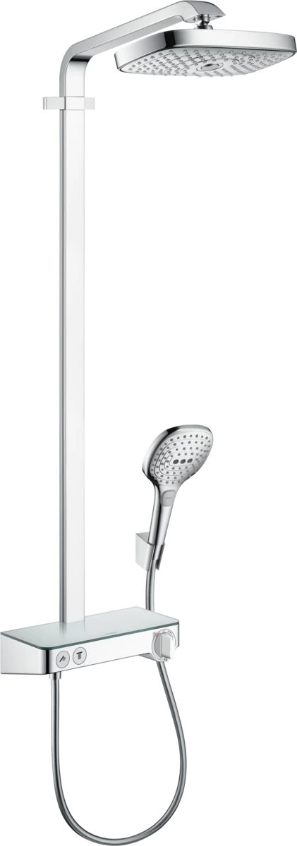 Dušo sistema Hansgrohe Raindance Select E300 2jet Chromas 27126000