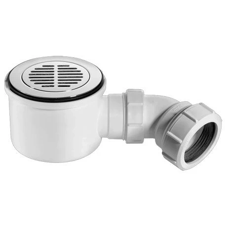 Dušo trapas 40/50 mm su plastikinėmis chromuotomis 113mm grotelėmis