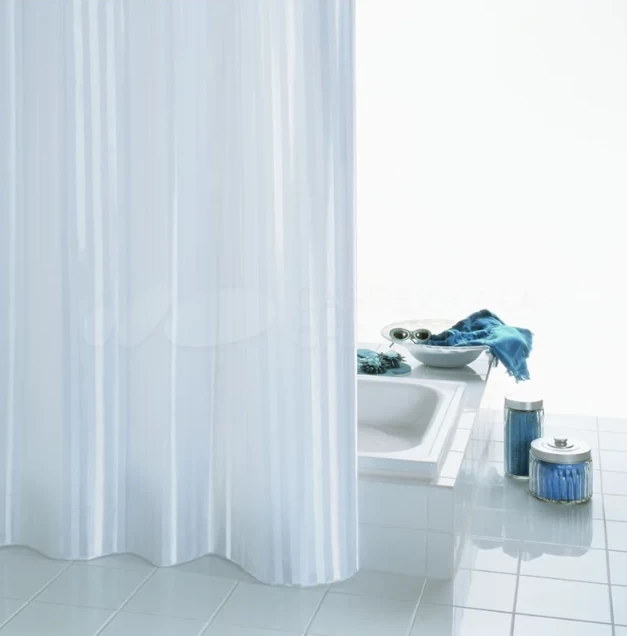 Dušo užuolaida Ridder Satin, 180x200 cm, balta, 47151