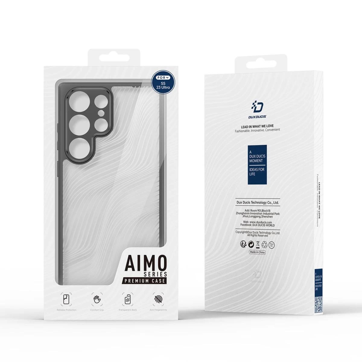 Dux Ducis Aimo Dėklas Samsung Galaxy S23 Ultra - Juodas