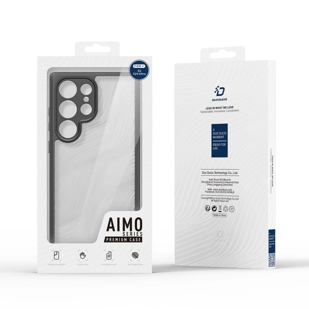 Dux Ducis Aimo Dėklas Samsung S24 Ultra - Juodas