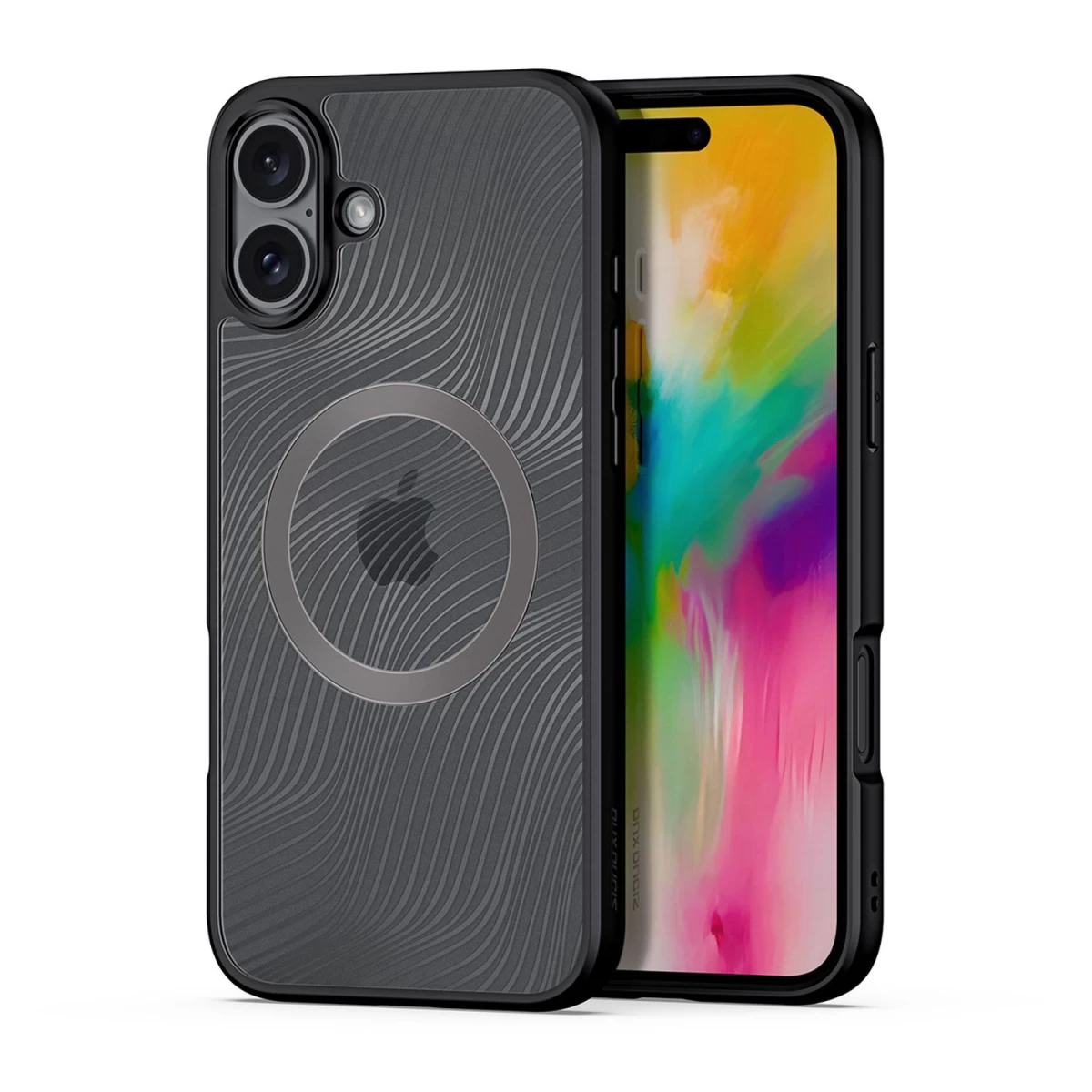 Dux Ducis Aimo Mag Dėklas Su Magsafe Iphone 16 - Juodas