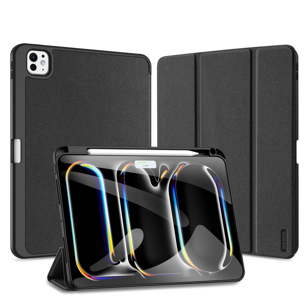 Dux Ducis Domo Dėklas Su Atvartu Ir Išmaniuoju Miego Režimu, Skirtas Ipad Pro 11 2024 - Juodas Dux Ducis Domo Dėklas Su Atvartu Ir Išmaniuoju Miego Režimu, Skirtas Ipad Pro 11 2024 - Juodas
