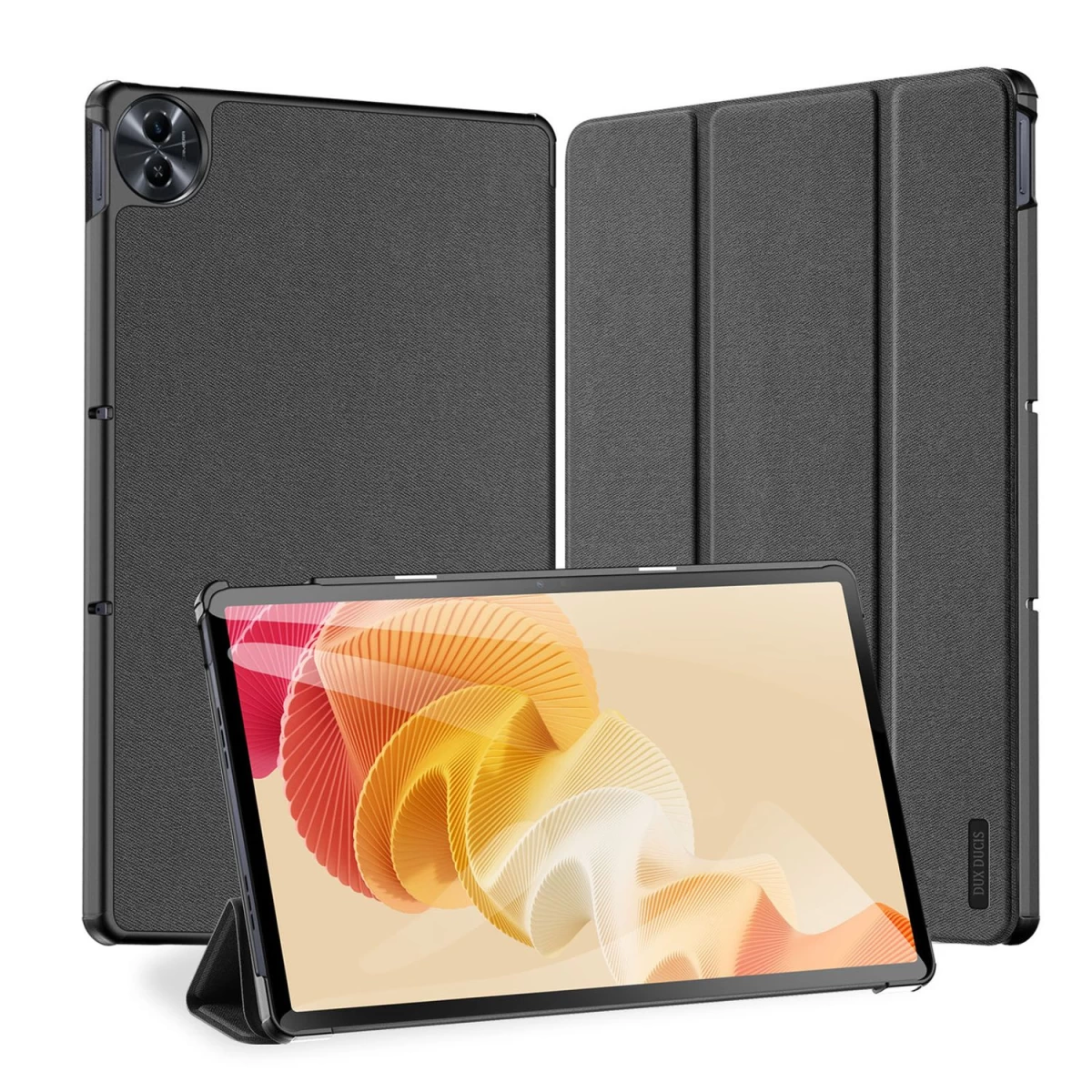 Dux Ducis Domo Ekologiškos Odos Dėklas Su Stovu Realme Pad 2 11,5&#039;&#039; - Juodas