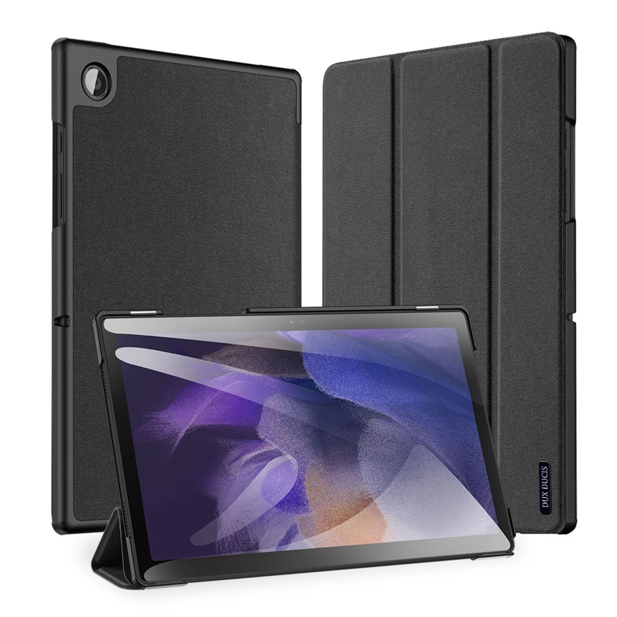 Dux Ducis Domo Sulankstomas Dėklas Su smart Sleep Funkcija Ir Stovu, Skirtas samsung Galaxy Tab A8 10,5'' 2021, Juodas Dux Ducis Domo Sulankstomas Dėklas Su smart Sleep Funkcija Ir Stovu, Skirtas samsung Galaxy Tab A8 10,5'' 2021, Juodas