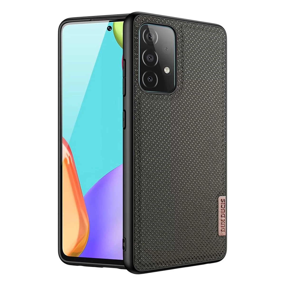Dux Ducis Fino Dėklas, Padengtas Nailono Medžiaga, Skirtas Samsung Galaxy A72 4g, žalias