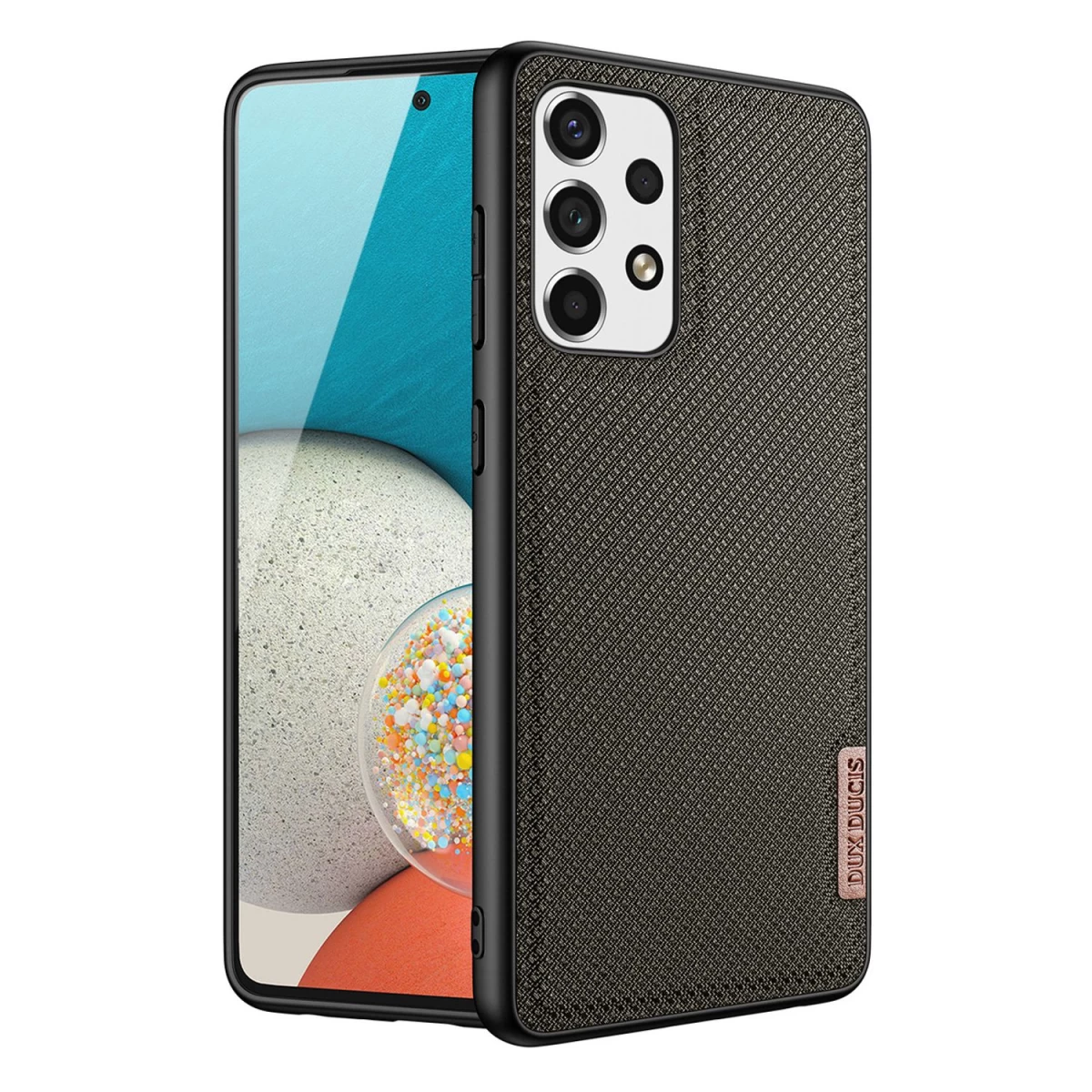 Dux Ducis Fino Dėklas, Padengtas Nailono Medžiaga, Skirtas Samsung Galaxy A73, žalias