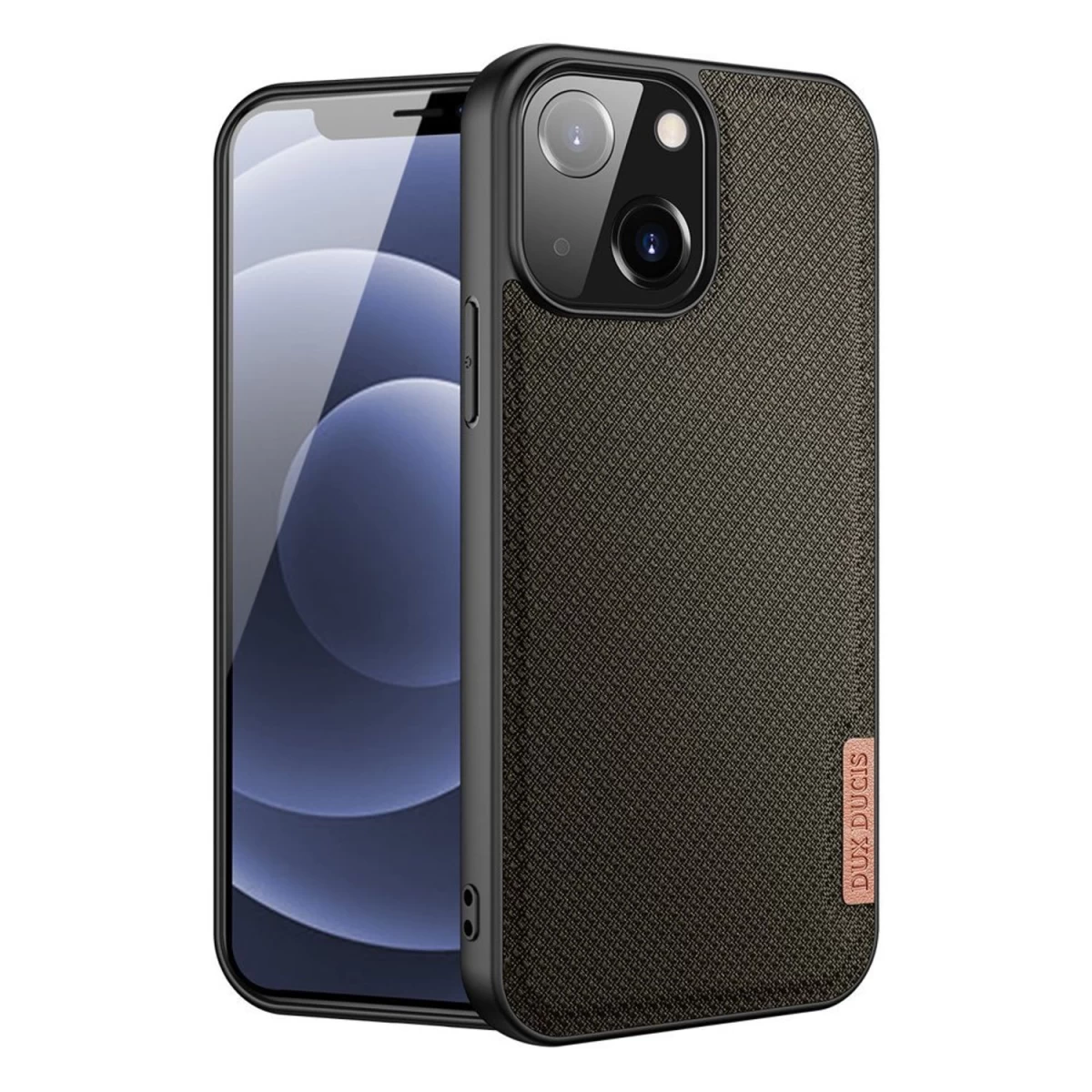 Dux Ducis Fino Dėklas Su Nailono Danga Iphone 13 Mini, žalias