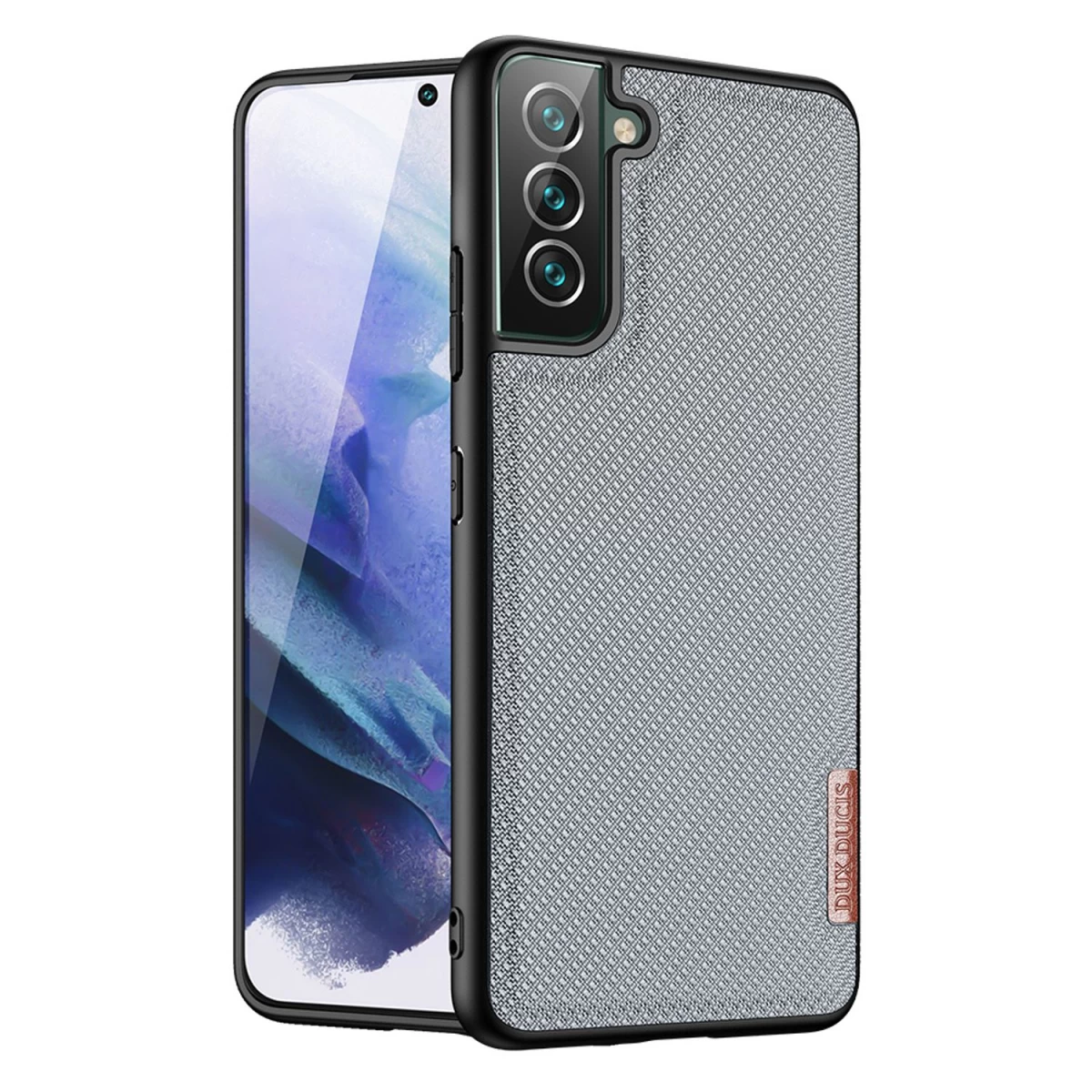 Dux Ducis Fino Dėklas Su Nailono Danga, Skirtas Samsung Galaxy S22+ (s22 Plus), Mėlynas